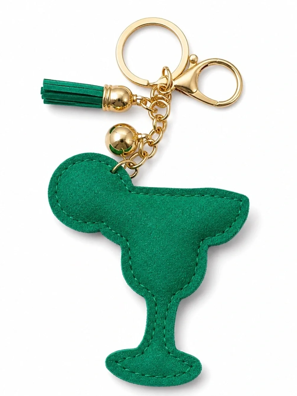 Rhinestone Margarita Keyring bag backpack charm